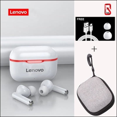 Lenovo Lp1 Tws Wireless Bluetooth 5.0 Earphones Earbuds Noise Cancellation With Microphone Touch